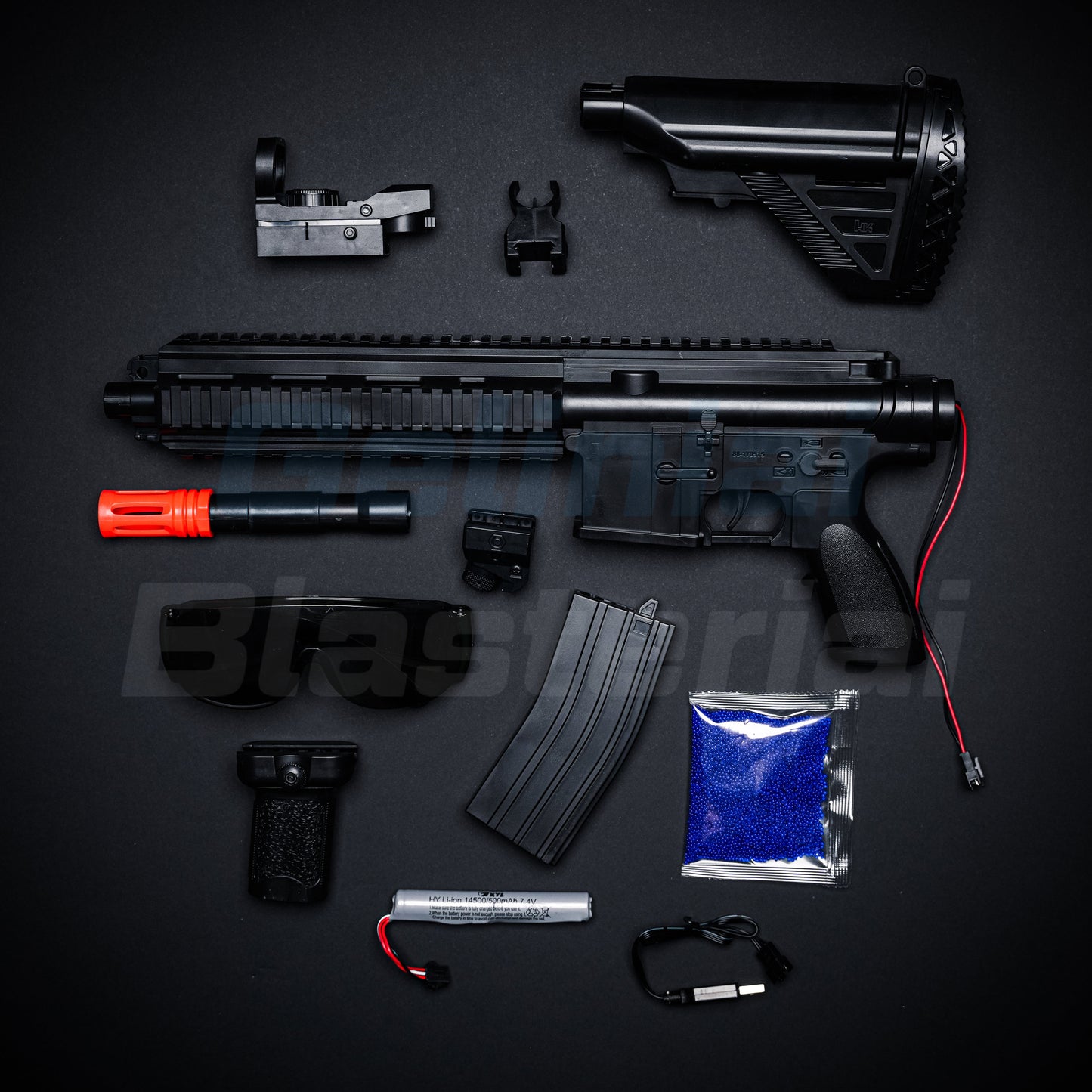 M416 Gelinis Blasteris - Juodas (Dovana - 11 000 Šovinių)