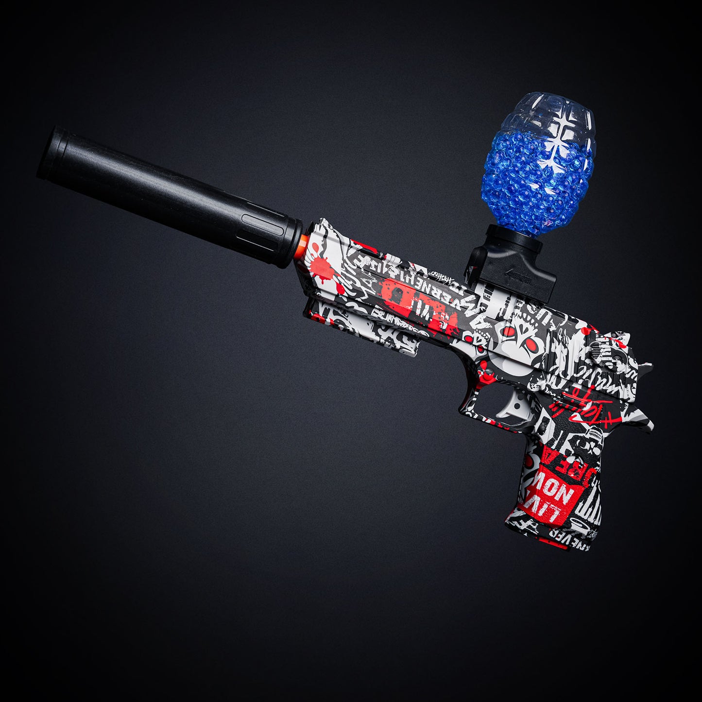 DESERT EAGLE Gelinis Blasteris - Raudonas (Dovana - 11 000 Šovinių)